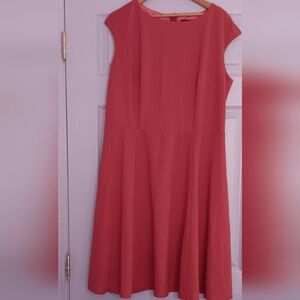 ☀️Hp! Dress Tells | Elegant Coral Dress Plus Size 2XL